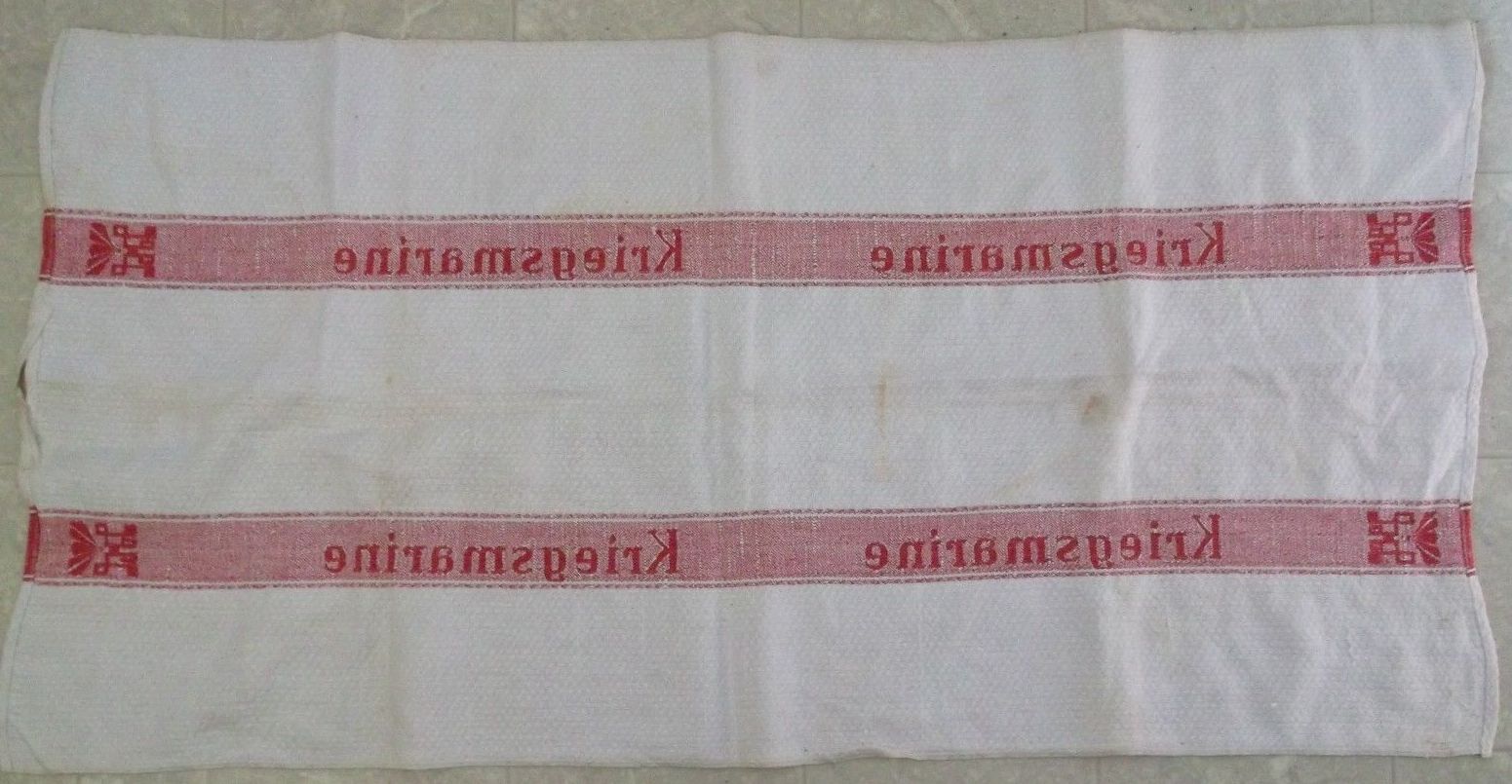 kriegsmarine towel red