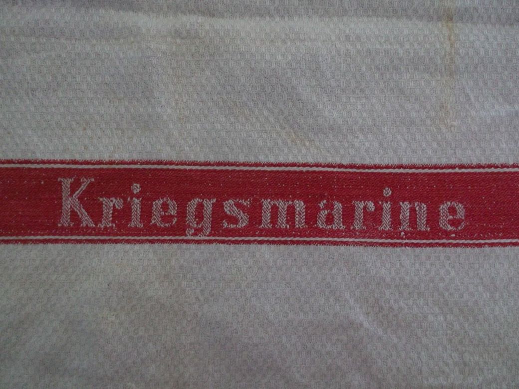 kriegsmarine towel red