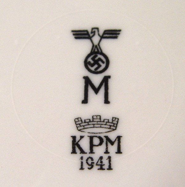 kriegsmarine third reich waffenamt on bottom of soup bowl