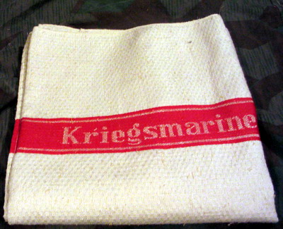 WWII Kriegsmarine Hand Towel