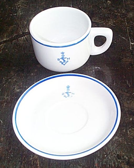 greek navy saucer bottom mark