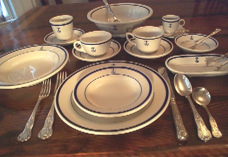 nautical flatware in king's design