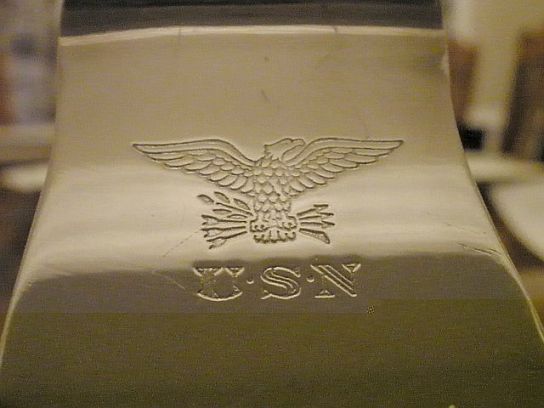  navy captain matchbox holder war eagle clutching arrows