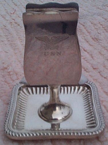  navy captain matchbox holder