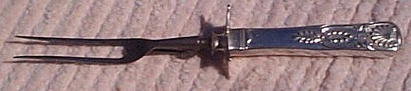 US Navy Cutlery Carving Fork Captains in Kings Design