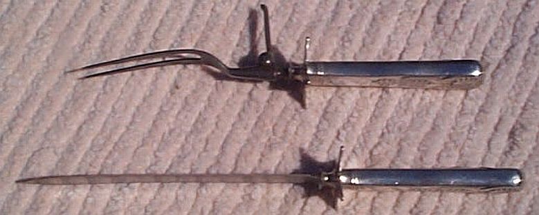 US Navy Cutlery Set - Carving Fork, Knife and Sharpener