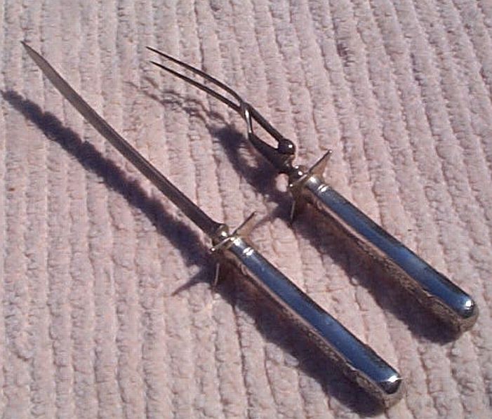 US Navy Cutlery Set - Carving Fork, Knife and Sharpener