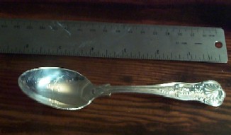 US Navy Silverware Kings Design Demitasse Spoon
