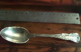 US Navy Silverware Kings Design Tea Spoon