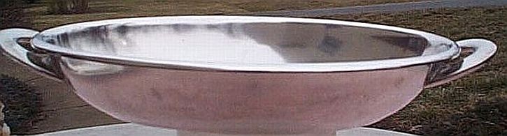 1944 US Navy Wardroom Officers Mess Serving Dish with Handles USN backstamp