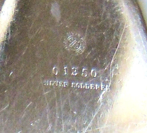 us navy silverplated bread or roll server