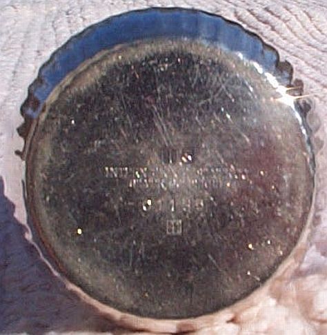 us navy captains mess silverplated desktop cigarette holder