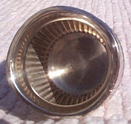 us navy captains mess silverplated desktop cigarette holder
