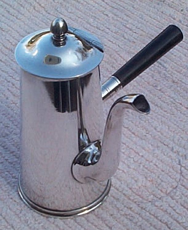 1944 US Navy Wardroom Officers Mess Coffee Server USN topmark insignia