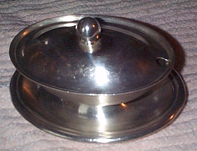 Dated 1944 WWI US Navy Gravy Boat Silverplate Wardroom Officers Mess