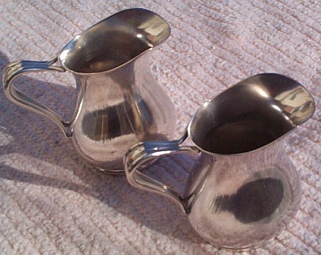 1940s US Navy Wardroom Officers Mess Table Creamer or Milk Pitcher USN backstamp