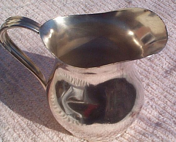 us navy officers mess silverplated table pitcher 64oz reed and barton 1942
