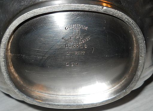 pre-WWII captains mess silverplated teapot musuem quality