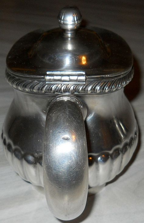 pre-WWII captains mess silverplated teapot musuem quality