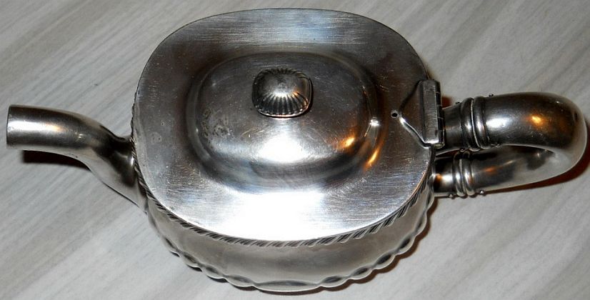 pre-WWII captains mess silverplated teapot musuem quality