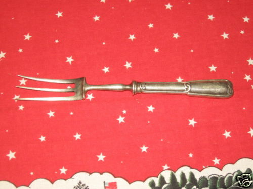 royal italian navy serving fork bottom mark 