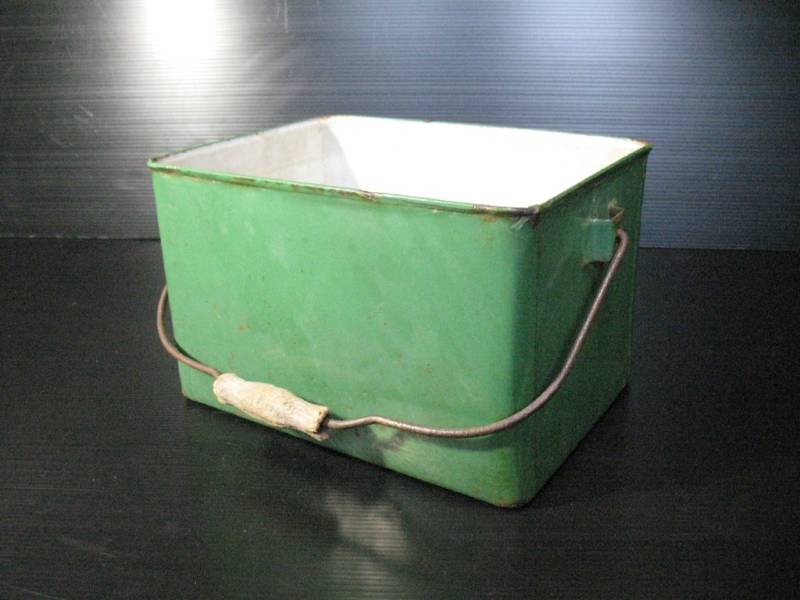 imperial japanese navy cream rice bucket or can