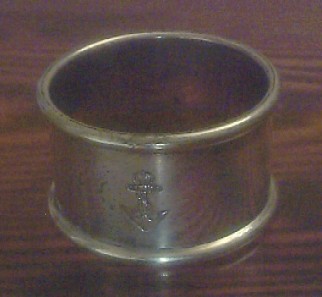 imperial japanese navy silverplated napkin ring 124 submarine