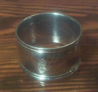 imperial japanese navy silverplated napkin ring