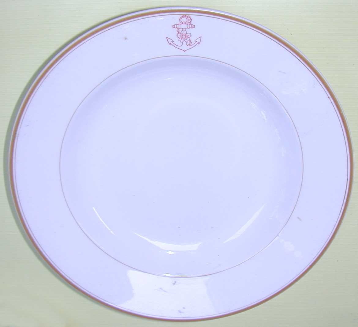 imperial japanese navy officers soup bowl