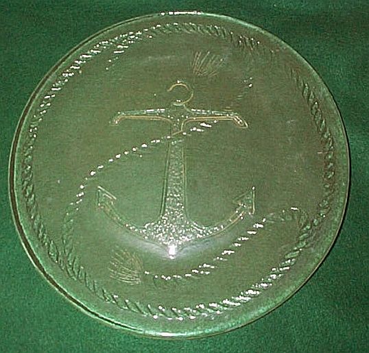 Large Serving Dish with Fouled Anchor