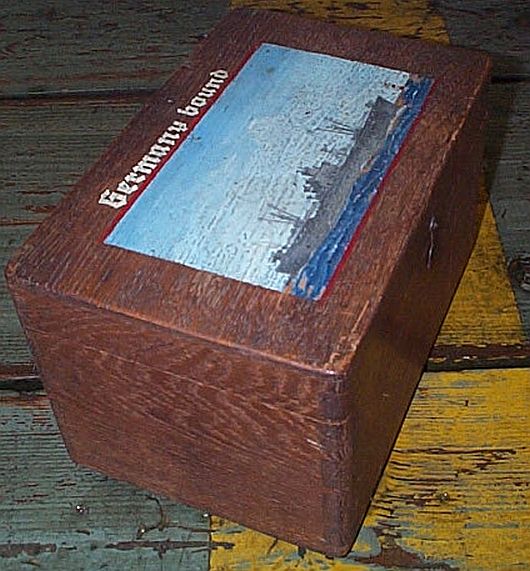 us navy merchant marine liberty ship ditty box