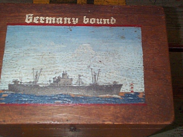 us navy merchant marine liberty ship ditty box