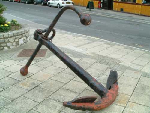 Old Anchor With Twisted Arm