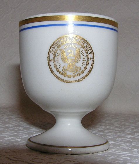 WWI 1918 Department of Navy Rum Cup, Shot Glass or Liqueur Cup