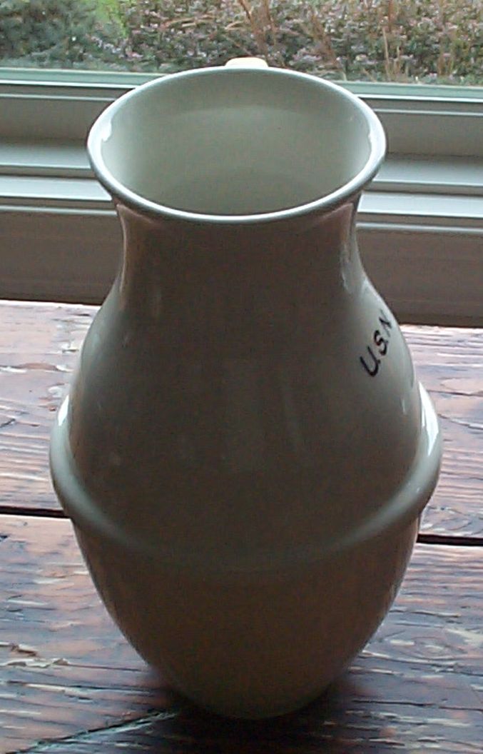 us navy enlisted porcelain floor mounted fresh water pitcher