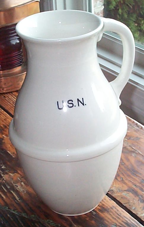 us navy enlisted porcelain floor mounted fresh water pitcher