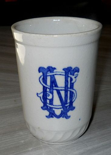 fancy civil war era stylized navy usn water tumbler