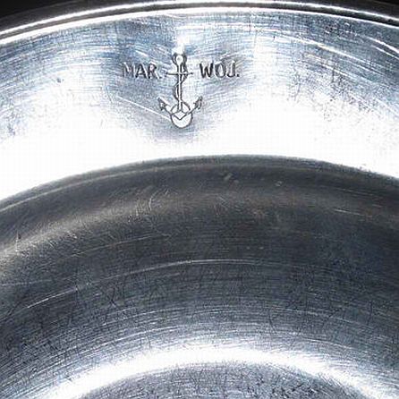 polish navy anchor with mar woj insignia