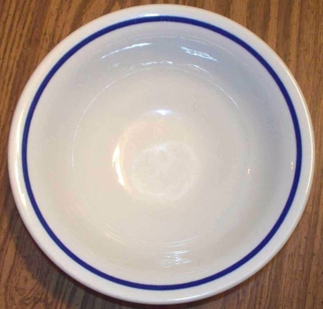 WWII US Navy Fleet Admiral 4 Star Serving Bowl by Shenango China