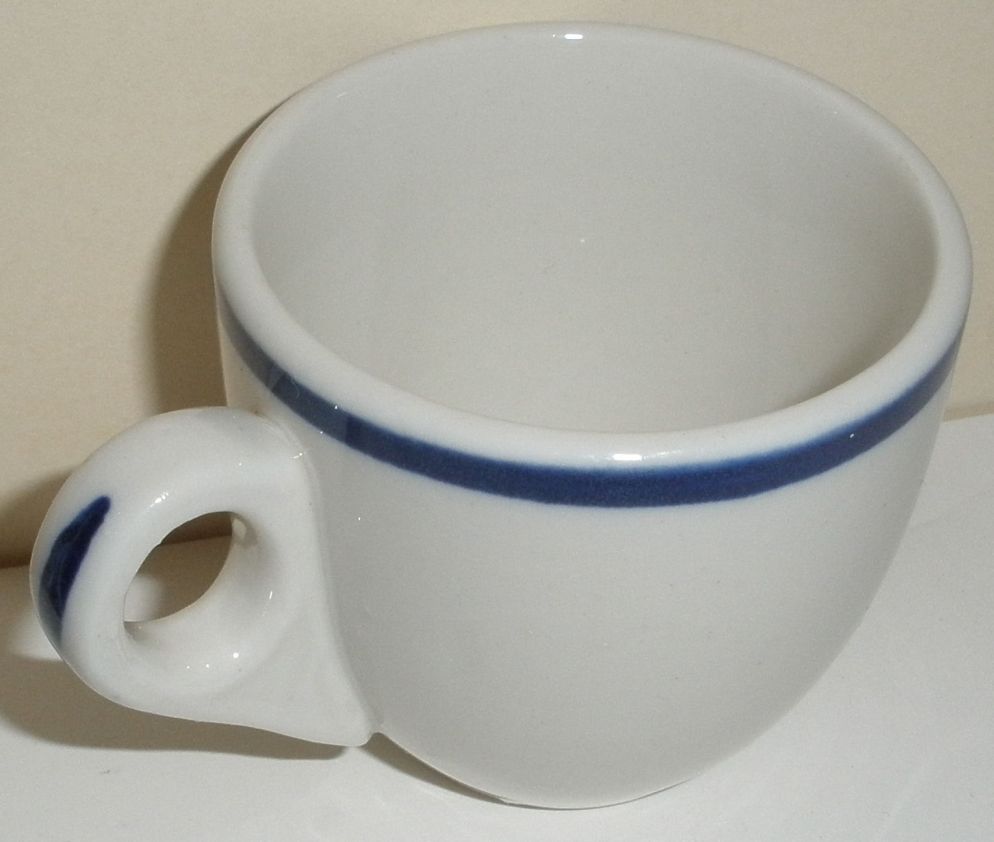 WWII US Navy Fleet Admiral 4 Star demitasse coffee cup or expresso coffee cup
