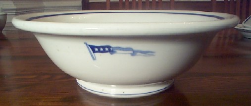captain large serving bowl