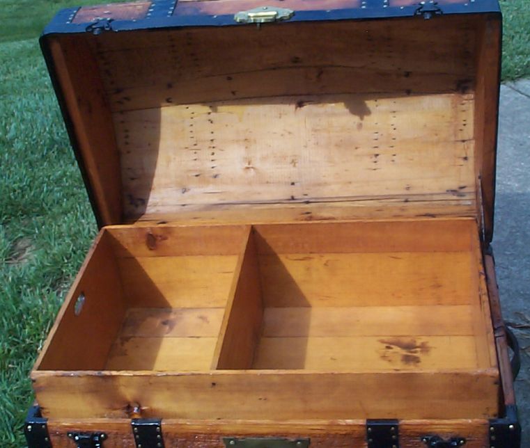 restored victorian dome top trunk for sale 665