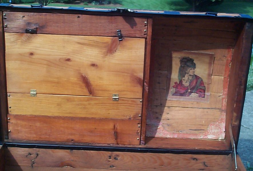 restored victorian dome top trunk for sale 667