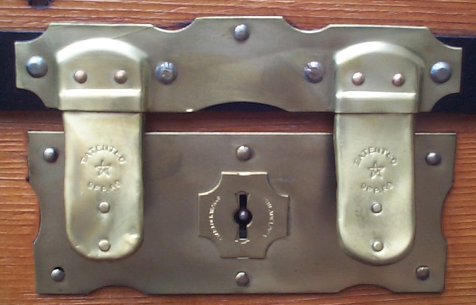 restored victorian dome top trunk for sale 668