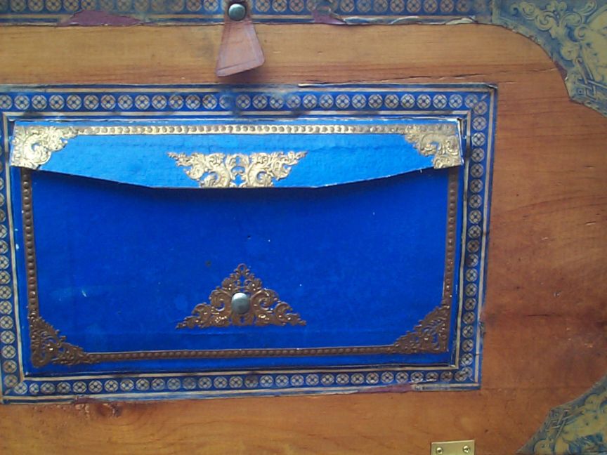 restored victorian dome top trunk for sale 668