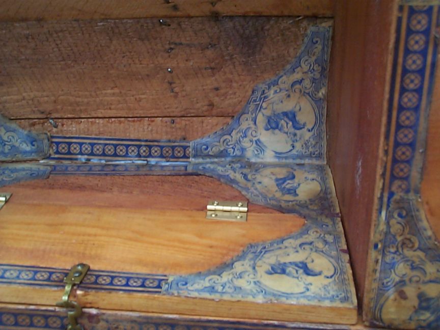 restored victorian dome top trunk for sale 668