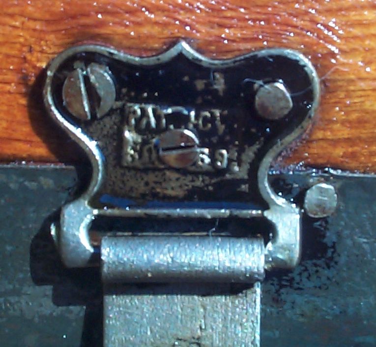 restored victorian all wood flat top trunk 694