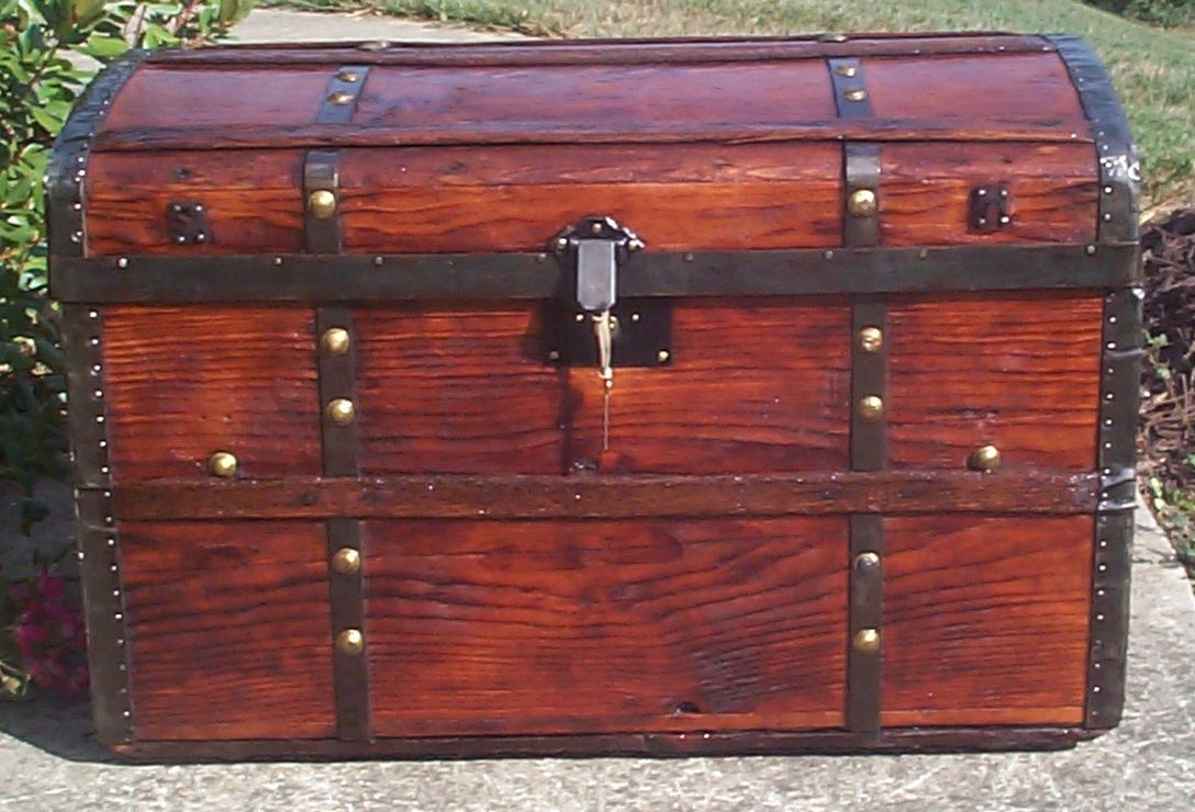 Where can rare old trunks be found for sale?