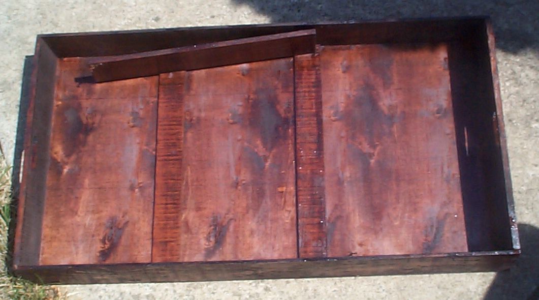 restored victorian all wood roll top antique trunk for sale 717