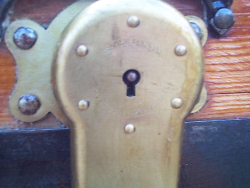 restored victorian all wood dome top antique trunks for sale 723